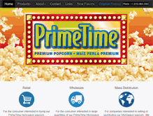 Tablet Screenshot of primetimepopcorn.com